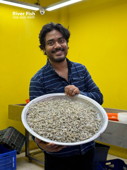 নদীর কইচ্যা / সবজি চিংড়ি মিক্সড সাইজ