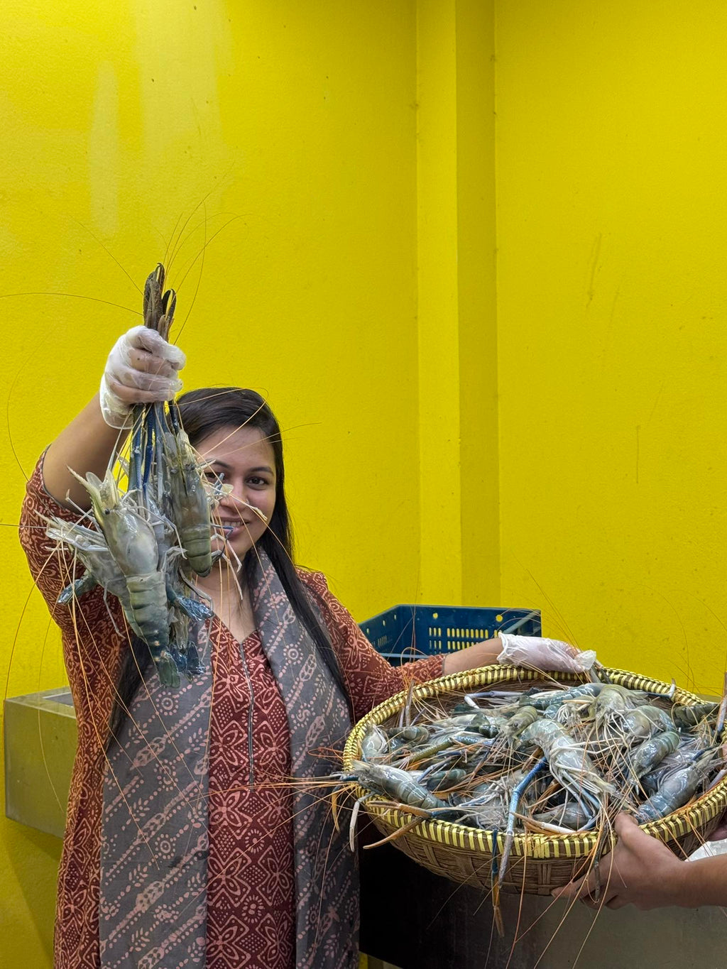 গলদা ৫/৭ পিসে কেজি