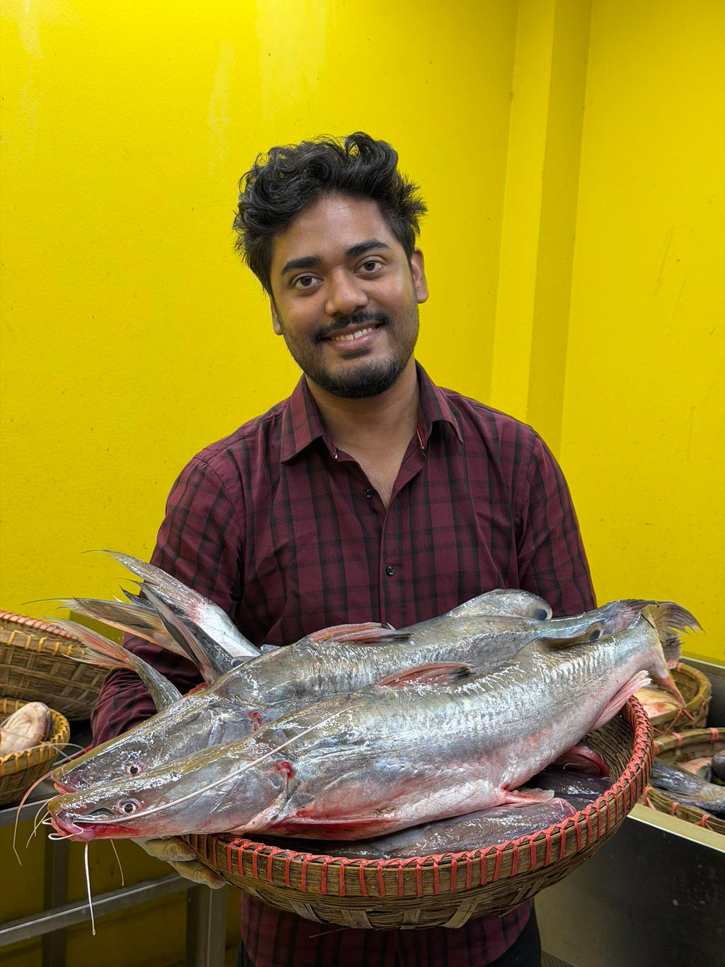 কিশোরগঞ্জের ধনু নদীর আইড়- দের থেকে ২ কেজি সাইজ পারকেজি ১৭০০/-